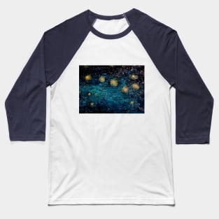 van goghs starry night Baseball T-Shirt